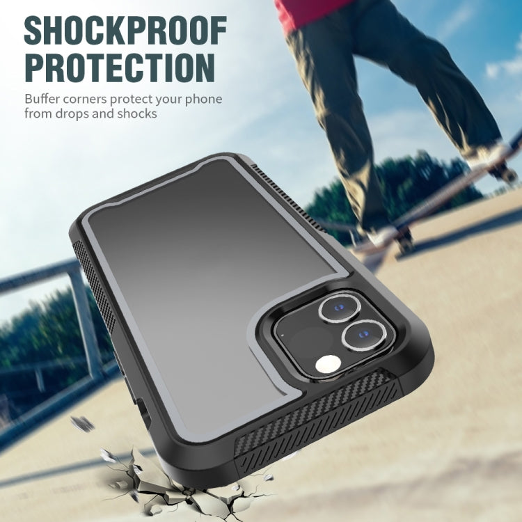 For iPhone 12 / 12 Pro PC+TPU Color Frame Shockproof Phone Protective Case For iPhone 12/12 Pro