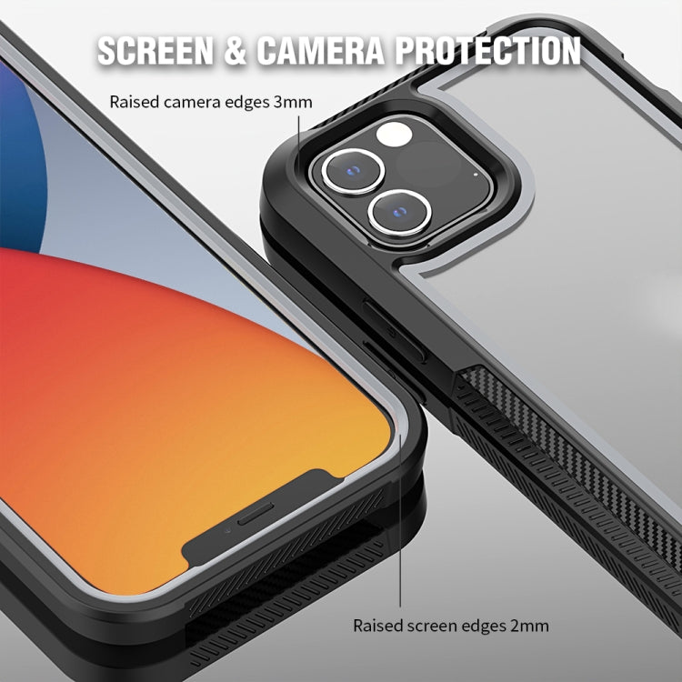 For iPhone 12 / 12 Pro PC+TPU Color Frame Shockproof Phone Protective Case For iPhone 12/12 Pro