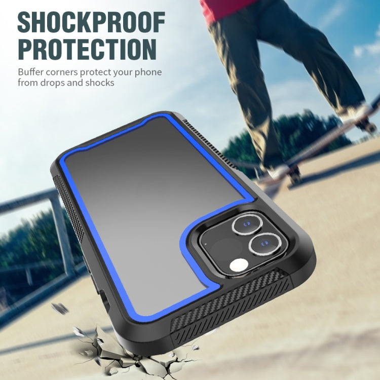 For iPhone 12 / 12 Pro PC+TPU Color Frame Shockproof Phone Protective Case For iPhone 12/12 Pro