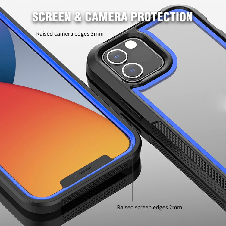 For iPhone 12 / 12 Pro PC+TPU Color Frame Shockproof Phone Protective Case For iPhone 12/12 Pro