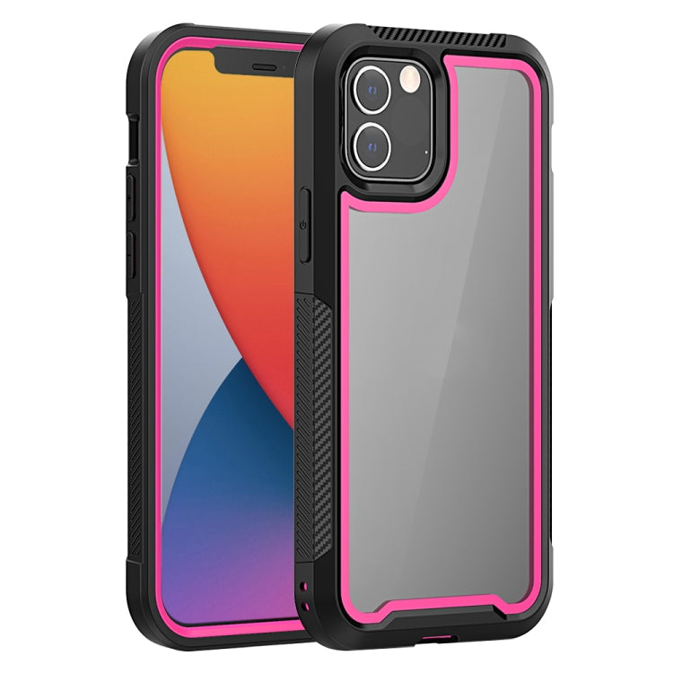 For iPhone 12 / 12 Pro PC+TPU Color Frame Shockproof Phone Protective Case For iPhone 12/12 Pro