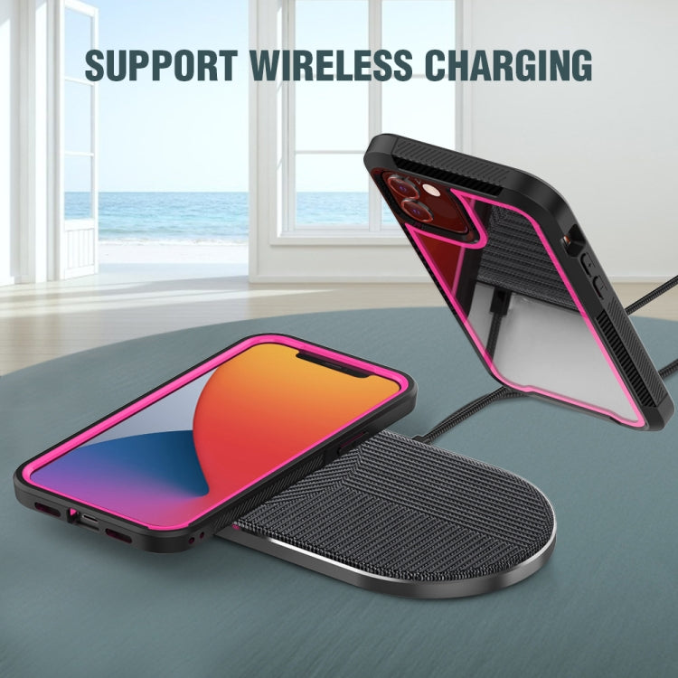 For iPhone 12 / 12 Pro PC+TPU Color Frame Shockproof Phone Protective Case For iPhone 12/12 Pro
