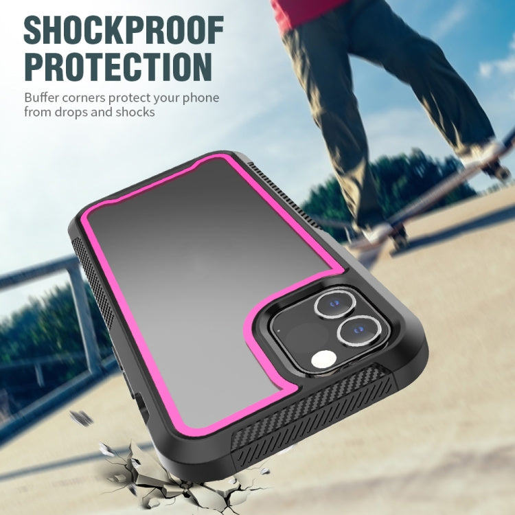 For iPhone 12 / 12 Pro PC+TPU Color Frame Shockproof Phone Protective Case For iPhone 12/12 Pro
