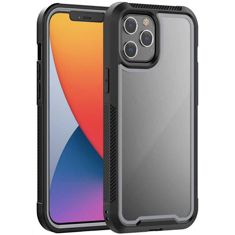For iPhone 12 Pro Max PC+TPU Color Frame Shockproof Phone Protective Case