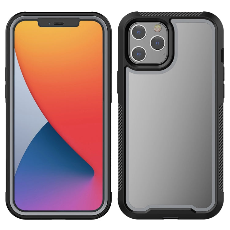 For iPhone 12 Pro Max PC+TPU Color Frame Shockproof Phone Protective Case