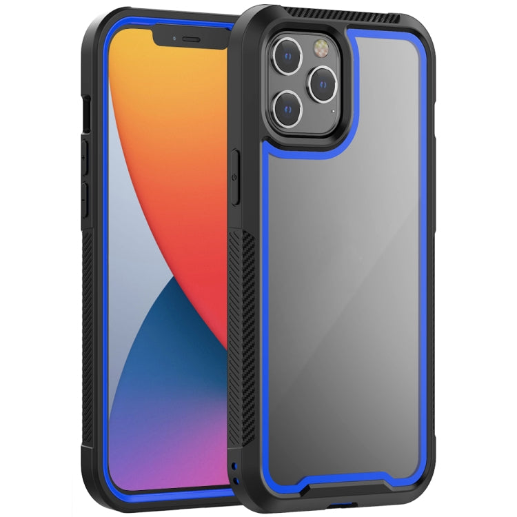 For iPhone 12 Pro Max PC+TPU Color Frame Shockproof Phone Protective Case