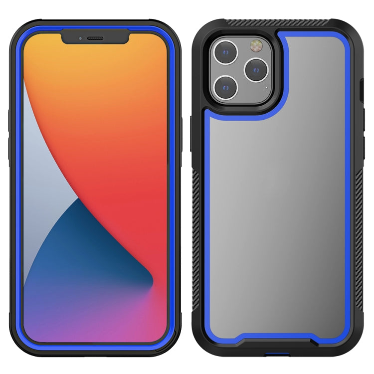 For iPhone 12 Pro Max PC+TPU Color Frame Shockproof Phone Protective Case