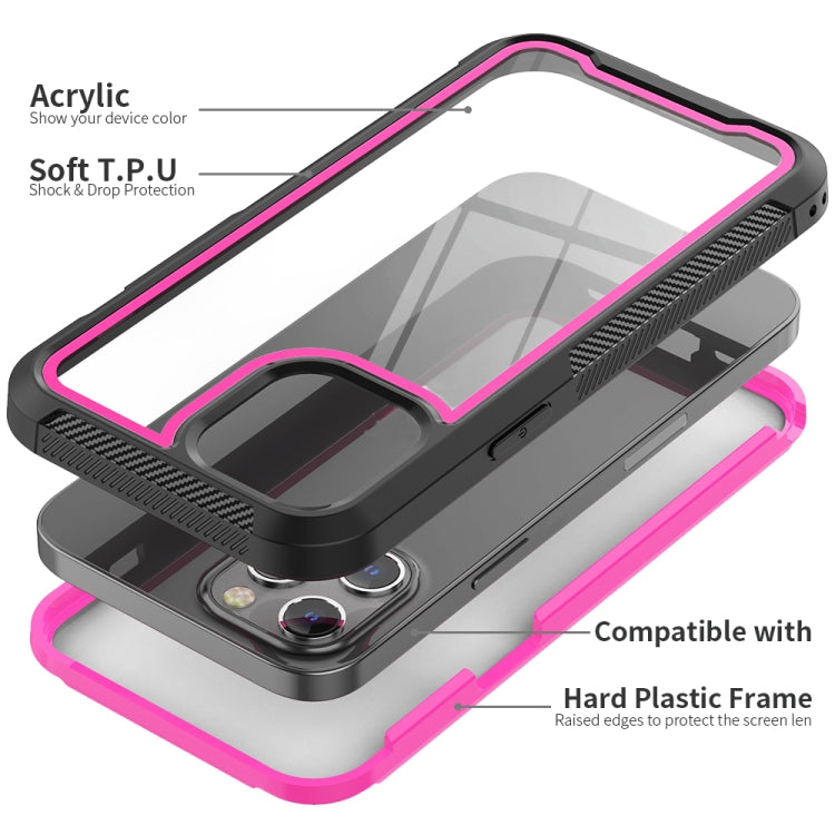 For iPhone 12 Pro Max PC+TPU Color Frame Shockproof Phone Protective Case