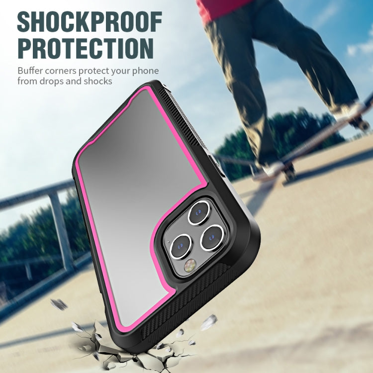 For iPhone 12 Pro Max PC+TPU Color Frame Shockproof Phone Protective Case