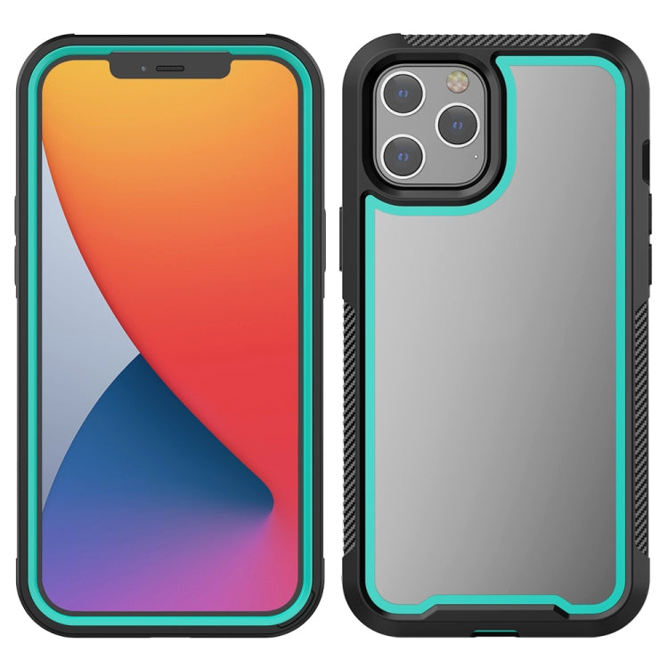For iPhone 12 Pro Max PC+TPU Color Frame Shockproof Phone Protective Case