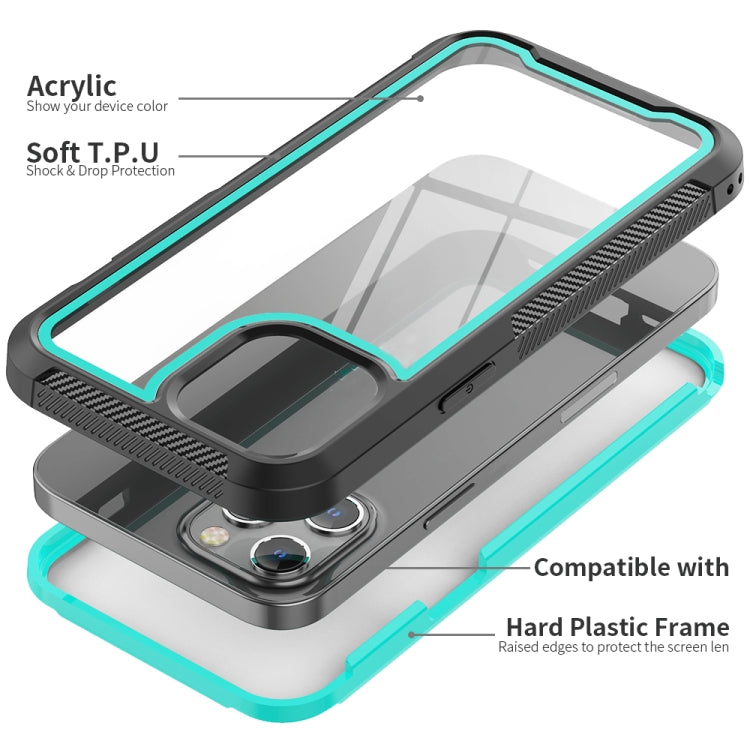 For iPhone 12 Pro Max PC+TPU Color Frame Shockproof Phone Protective Case
