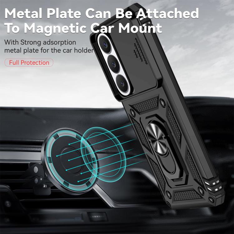 For Samsung Galaxy S26 5G XDcase Sliding Camshield Ring Holder Magnetic Phone Case