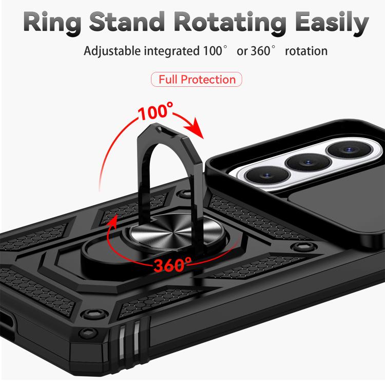For Samsung Galaxy S26 5G XDcase Sliding Camshield Ring Holder Magnetic Phone Case