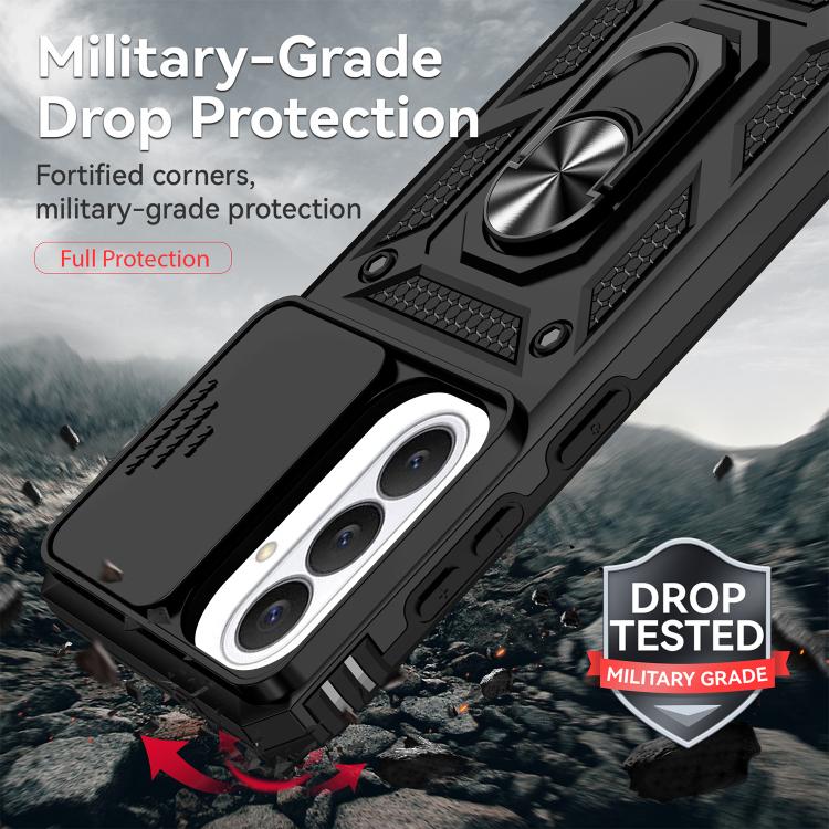 For Samsung Galaxy S26 5G XDcase Sliding Camshield Ring Holder Magnetic Phone Case