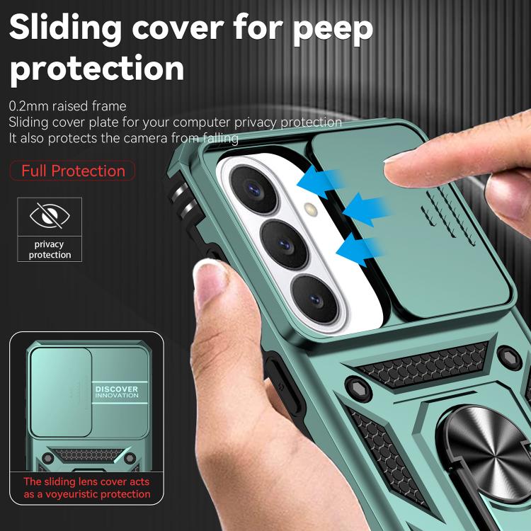 For Samsung Galaxy S26 5G XDcase Sliding Camshield Ring Holder Magnetic Phone Case