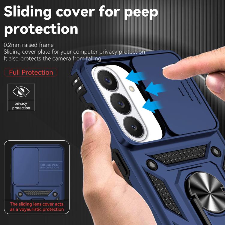 For Samsung Galaxy S26 5G XDcase Sliding Camshield Ring Holder Magnetic Phone Case