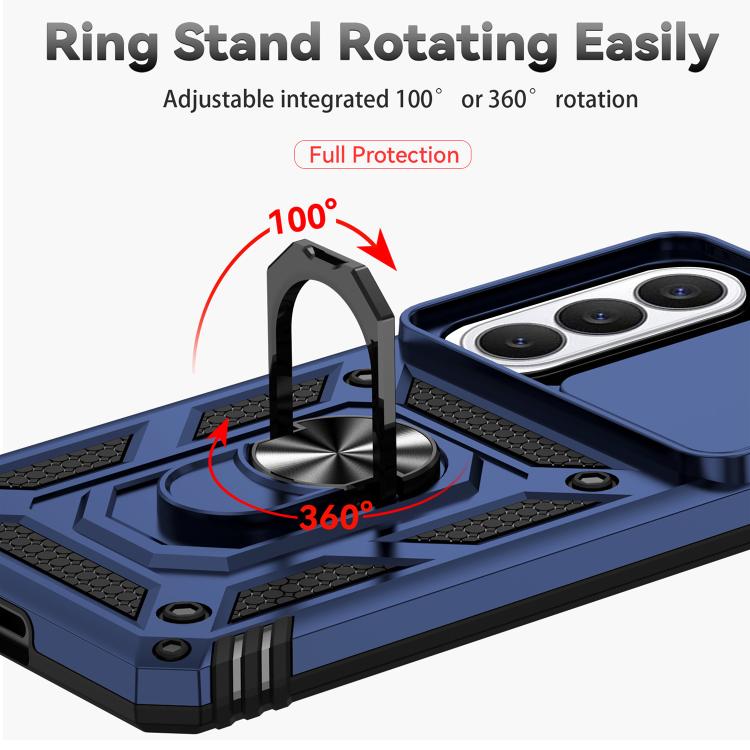 For Samsung Galaxy S26 5G XDcase Sliding Camshield Ring Holder Magnetic Phone Case