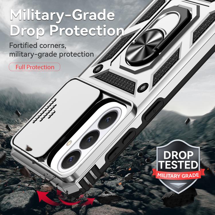 For Samsung Galaxy S26 5G XDcase Sliding Camshield Ring Holder Magnetic Phone Case