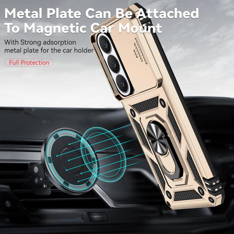 For Samsung Galaxy S26 5G XDcase Sliding Camshield Ring Holder Magnetic Phone Case