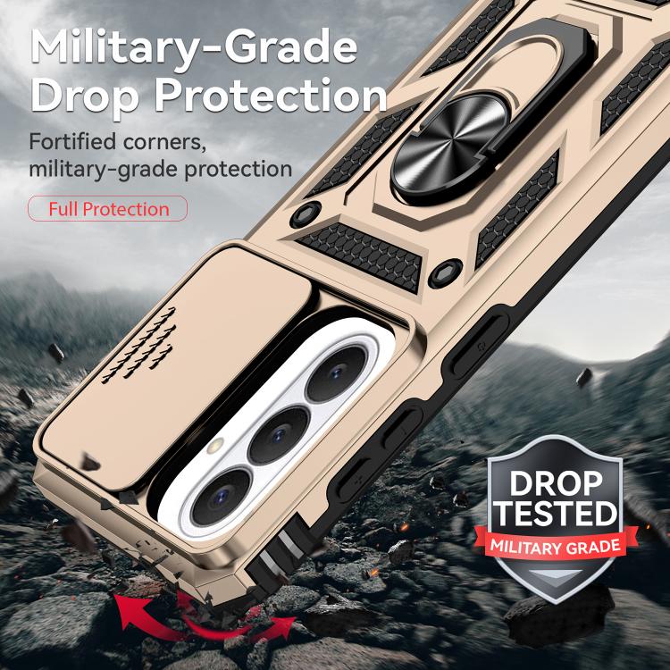For Samsung Galaxy S26 5G XDcase Sliding Camshield Ring Holder Magnetic Phone Case
