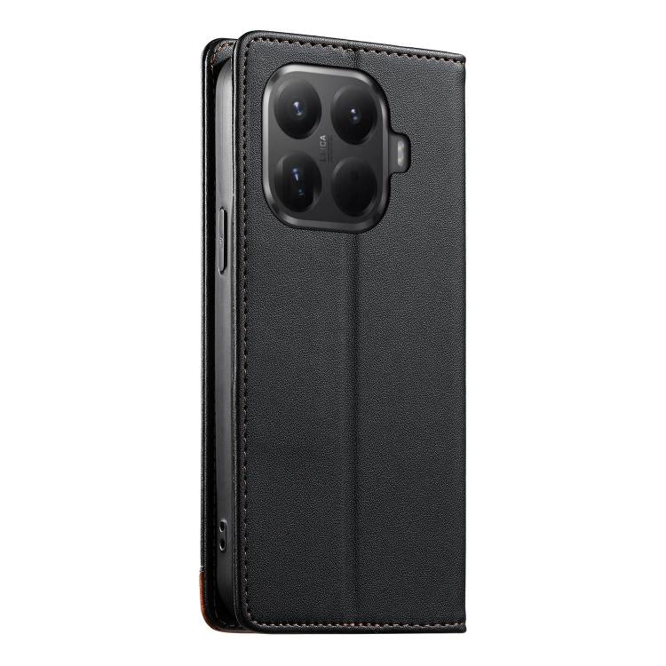 For Xiaomi 15T Pro 5G Dierfeng Splicing Strong Magnetic RFID Vegan Leather Phone Case