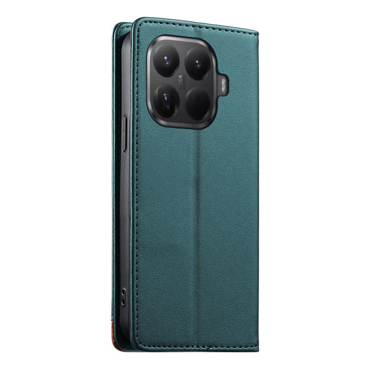 For Xiaomi 15T Pro 5G Dierfeng Splicing Strong Magnetic RFID Vegan Leather Phone Case