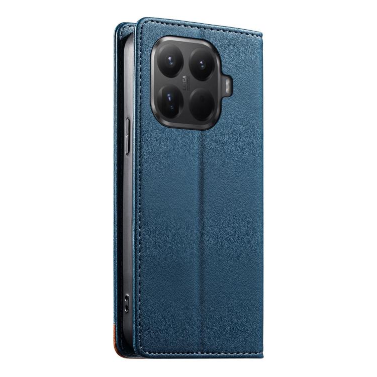 For Xiaomi 15T Pro 5G Dierfeng Splicing Strong Magnetic RFID Vegan Leather Phone Case