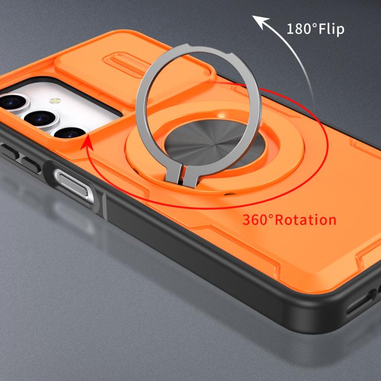 For Samsung Galaxy A16 / A26 / A17 Camshield Rotation Holder MagSafe Phone Case