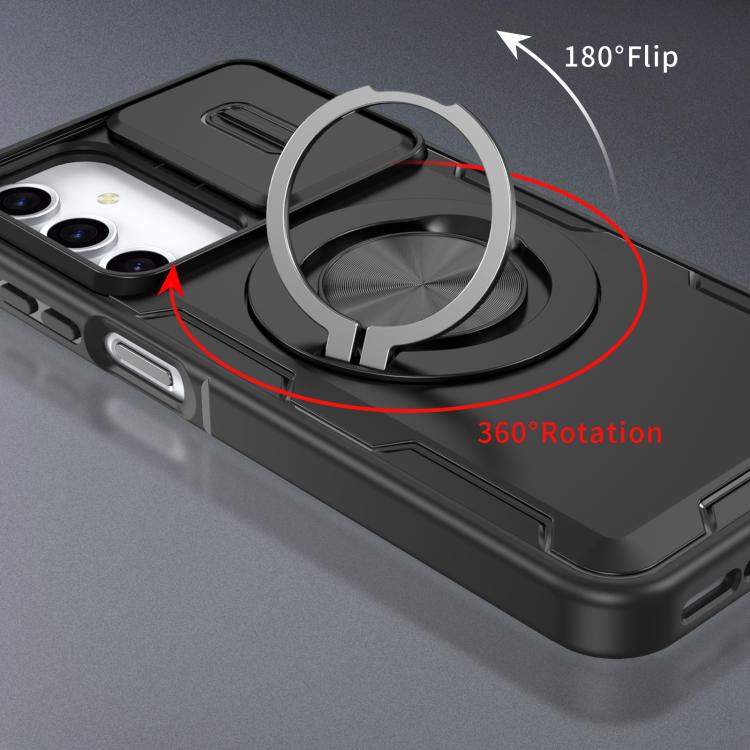 For Samsung Galaxy A16 / A26 / A17 Camshield Rotation Holder MagSafe Phone Case