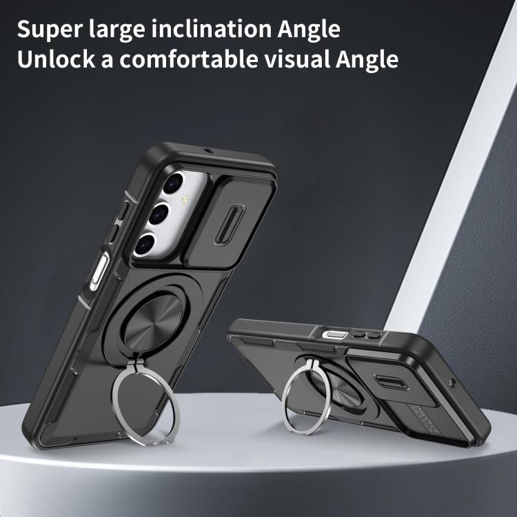 For Samsung Galaxy A16 / A26 / A17 Camshield Rotation Holder MagSafe Phone Case
