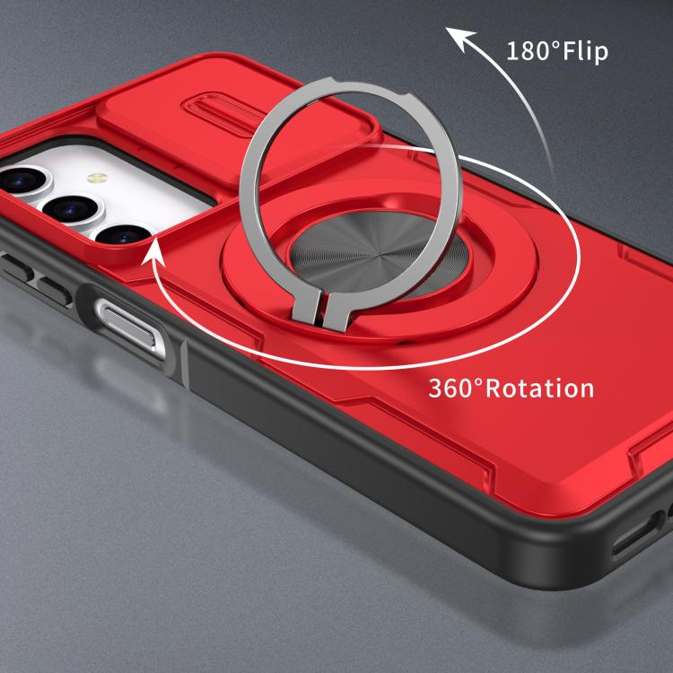 For Samsung Galaxy A16 / A26 / A17 Camshield Rotation Holder MagSafe Phone Case