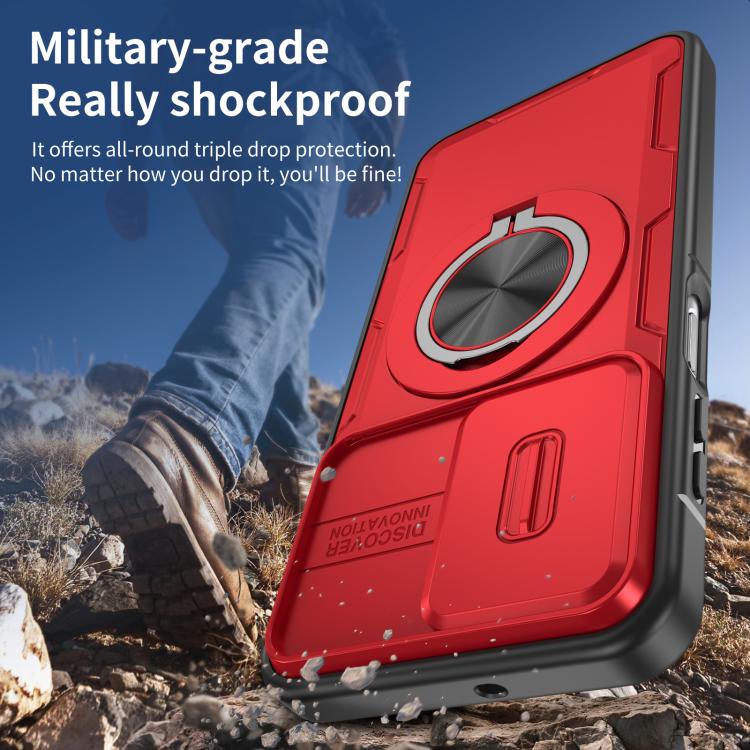For Samsung Galaxy A16 / A26 / A17 Camshield Rotation Holder MagSafe Phone Case
