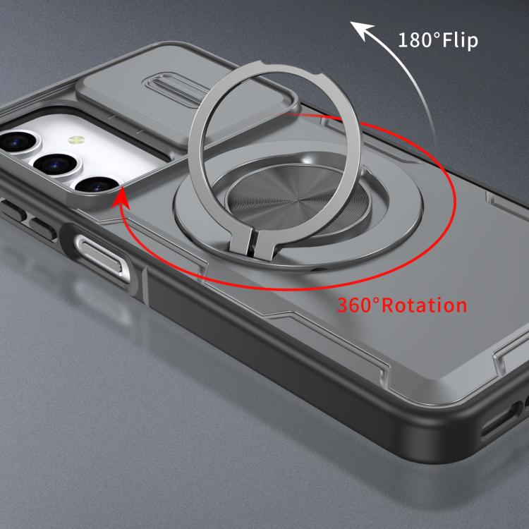 For Samsung Galaxy A16 / A26 / A17 Camshield Rotation Holder MagSafe Phone Case