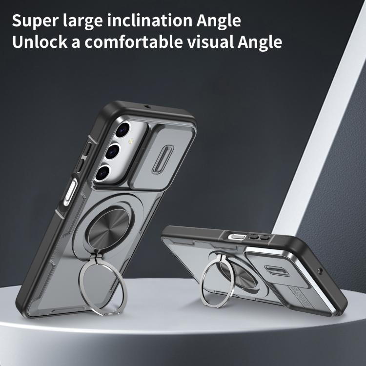 For Samsung Galaxy A16 / A26 / A17 Camshield Rotation Holder MagSafe Phone Case