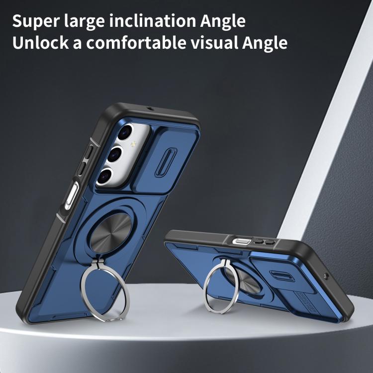 For Samsung Galaxy A16 / A26 / A17 Camshield Rotation Holder MagSafe Phone Case