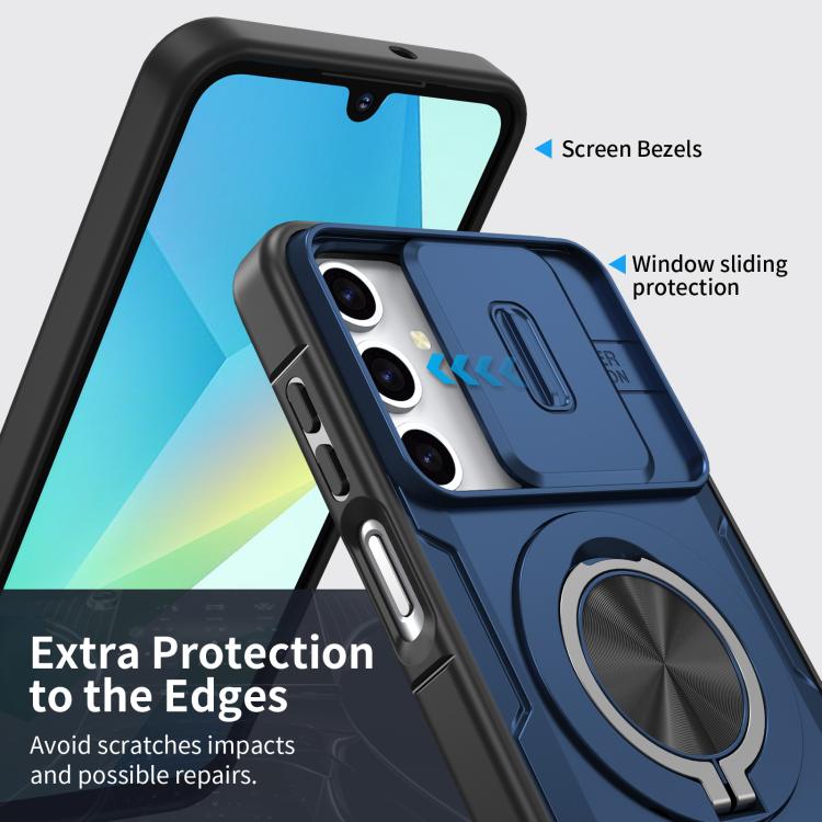 For Samsung Galaxy A16 / A26 / A17 Camshield Rotation Holder MagSafe Phone Case
