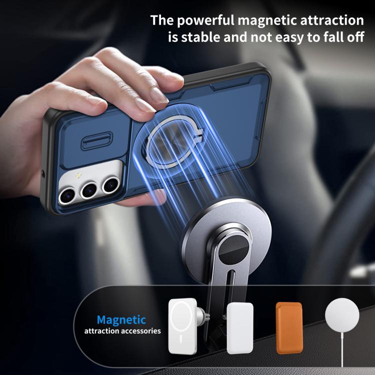 For Samsung Galaxy A16 / A26 / A17 Camshield Rotation Holder MagSafe Phone Case