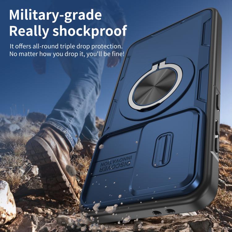 For Samsung Galaxy A56 5G / A36 5G Camshield Rotation Holder MagSafe Phone Case