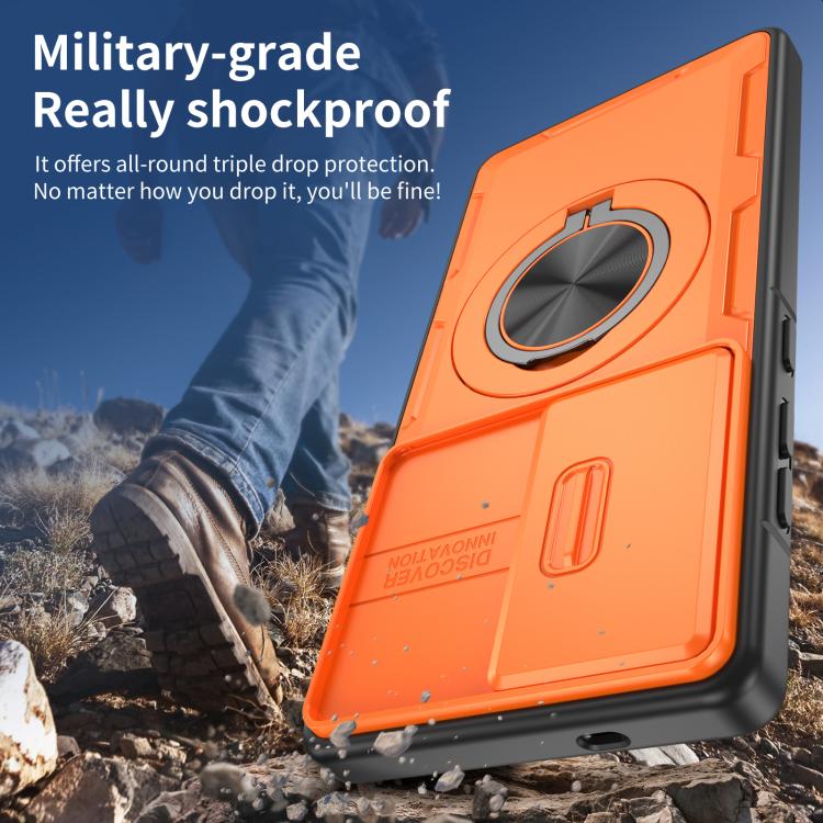For Samsung Galaxy S25 Ultra 5G Camshield Rotation Holder MagSafe Phone Case