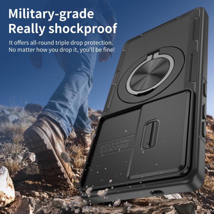 For Samsung Galaxy S25 Ultra 5G Camshield Rotation Holder MagSafe Phone Case