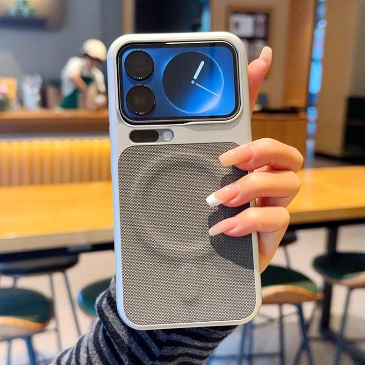 For Xiaomi 17 Pro Diamond Texture PU Magnetic Ring Shockproof Phone Case