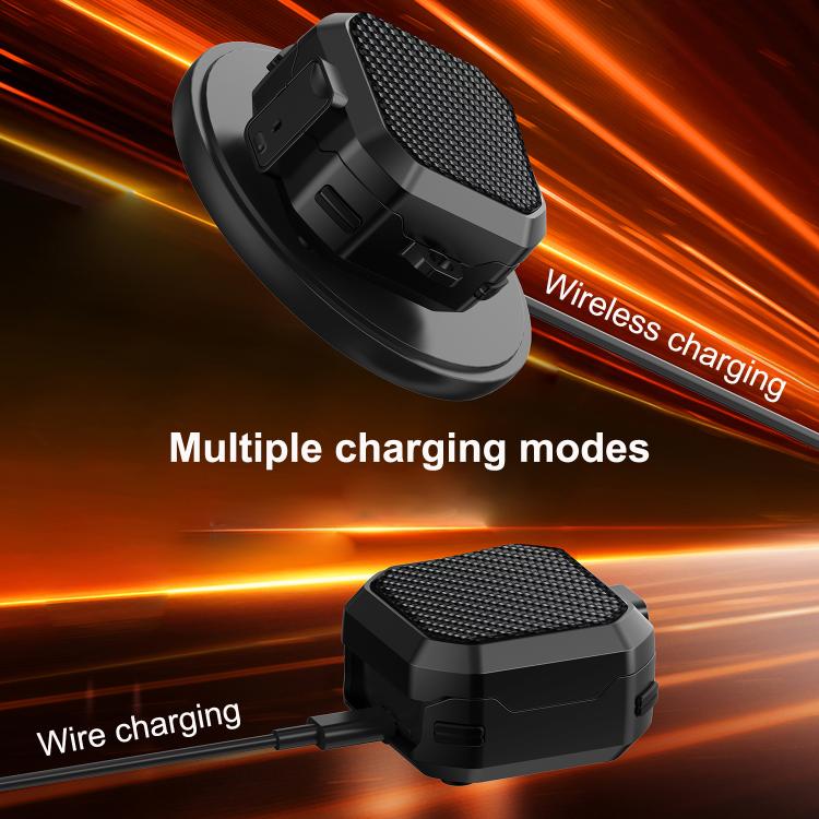 For Samsung Galaxy Buds4 / Buds4 Pro Carbon Fiber Texture Anti-fall Earphones Case with Switch