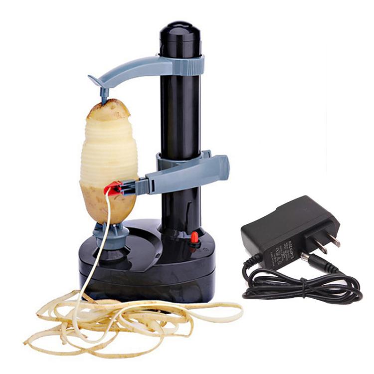 Multifunction Stainless Steel Electric Vegetables Fruit Peeler Automatic Peeling Machine, Plug:US Plug
