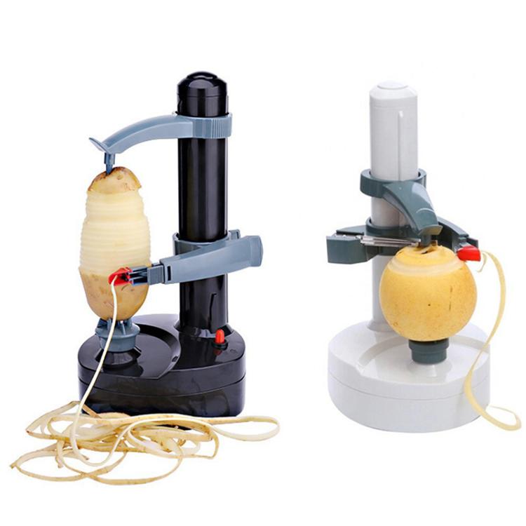 Multifunction Stainless Steel Electric Vegetables Fruit Peeler Automatic Peeling Machine, Plug:EU Plug