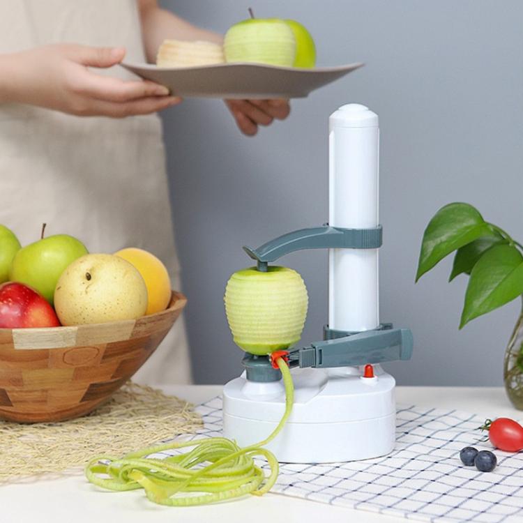 Multifunction Stainless Steel Electric Vegetables Fruit Peeler Automatic Peeling Machine, Plug:EU Plug