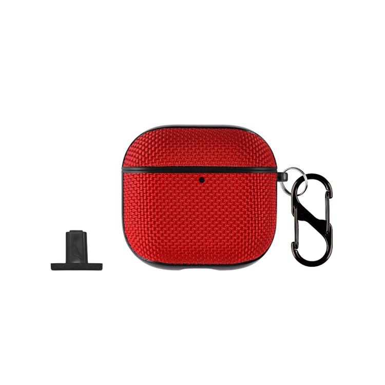 For AirPods 4 Nylon Waterproof Wireless Earphone Split-type Case with Hook