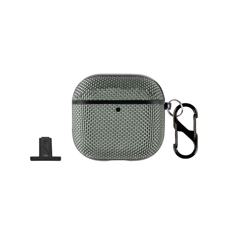 For AirPods 4 Nylon Waterproof Wireless Earphone Split-type Case with Hook