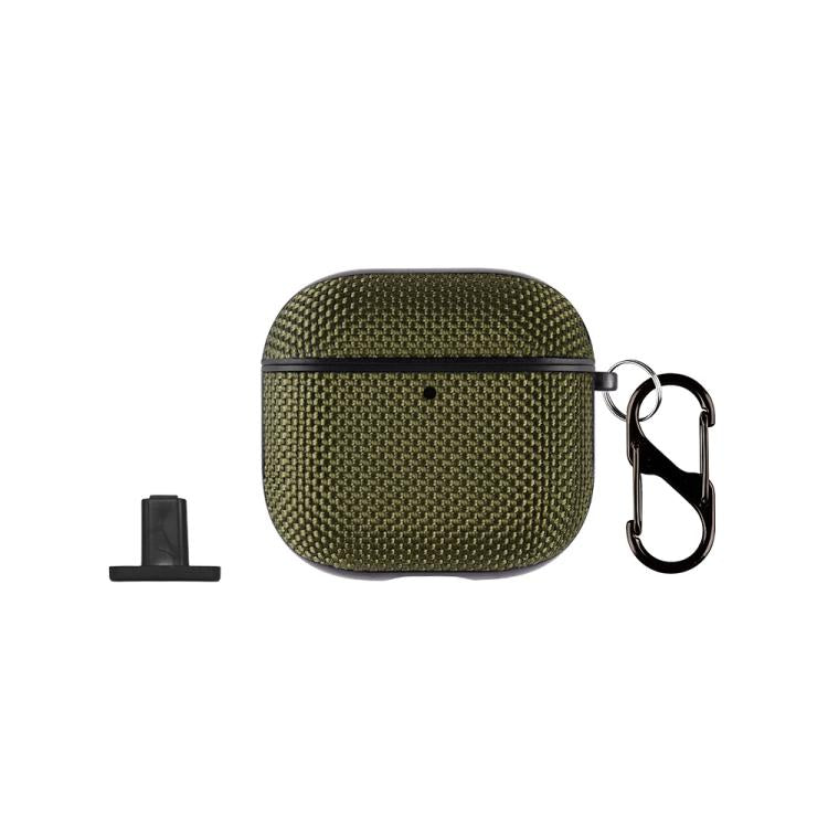 For AirPods 4 Nylon Waterproof Wireless Earphone Split-type Case with Hook