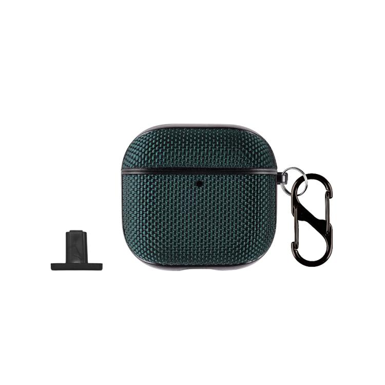 For AirPods 4 Nylon Waterproof Wireless Earphone Split-type Case with Hook