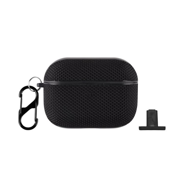 For AirPods Pro 2 Nylon Waterproof Wireless Earphone Split-type Case with Hook